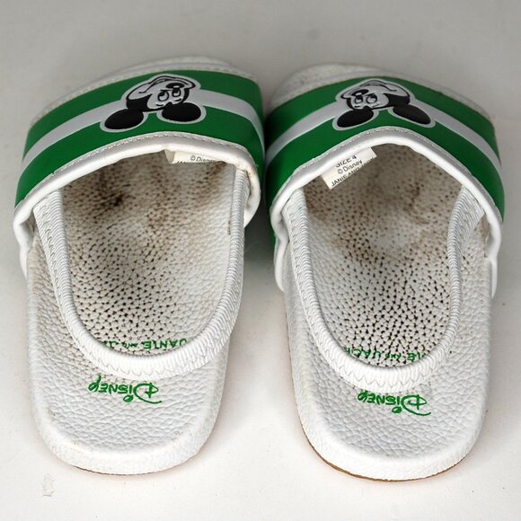 Janie & Jack X Disney Green White Mickey Mouse Sandals Designer Shoes - Picture 5 of 7